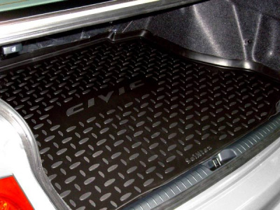 Honda Civic 8 седан (06-) полимерный коврик в багажник